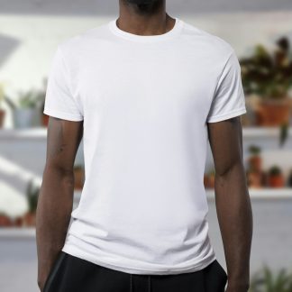 Queenacarey Men's Classic Crew Neck T-Shirt — Soft Cotton Everyday Tee