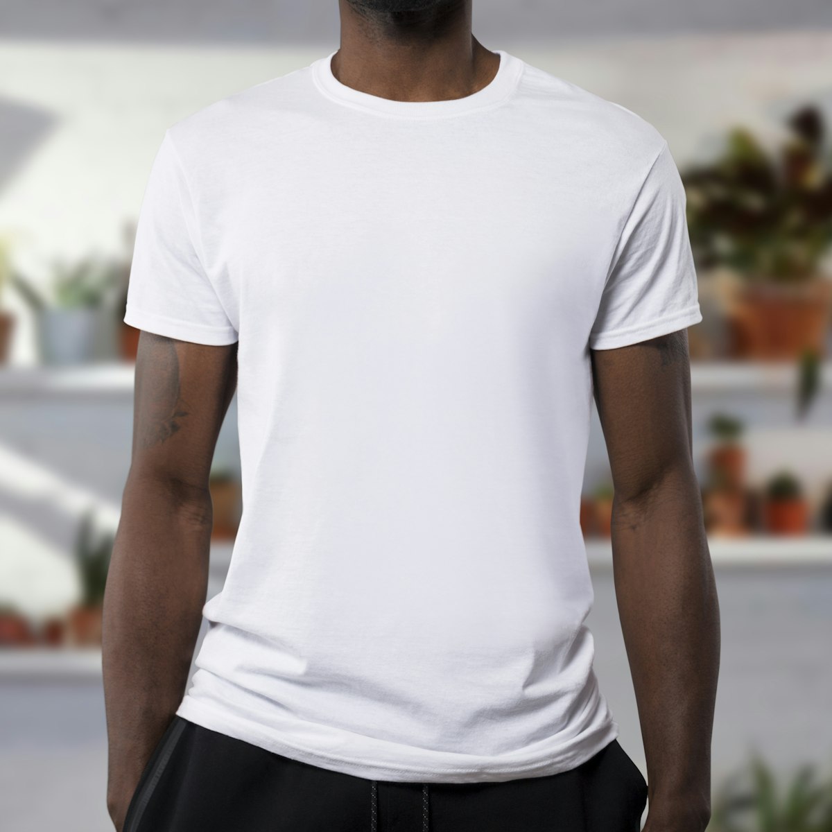 Queenacarey Men's Classic Crew Neck T-Shirt — Soft Cotton Everyday Tee